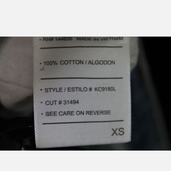 KanCan Estilo Distressed Relaxed Fit Shorts Sz XS LIGHT WASH - Picture 6 of 6